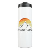 Mount Flume New Hampshire Retro Thermosbecher (Vorderseite)