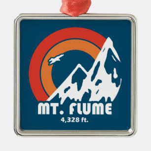 Mount Flume New Hampshire Sun Eagle Ornament Aus Metall