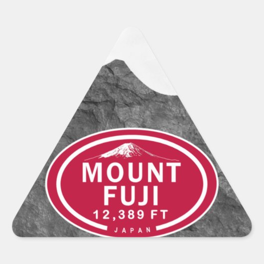Mount Fuji 12.389 FT Japan Mountain Stickers (Vorderseite)