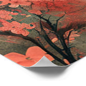 Mount Fuji and Pagoda – Classic Japanese Landscape Poster (Ecke)