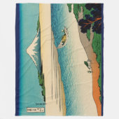 Mount Fuji Ansicht #1 Fleecedecke (Vorderseite)