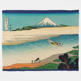 Mount Fuji Ansicht #1 Fleecedecke
