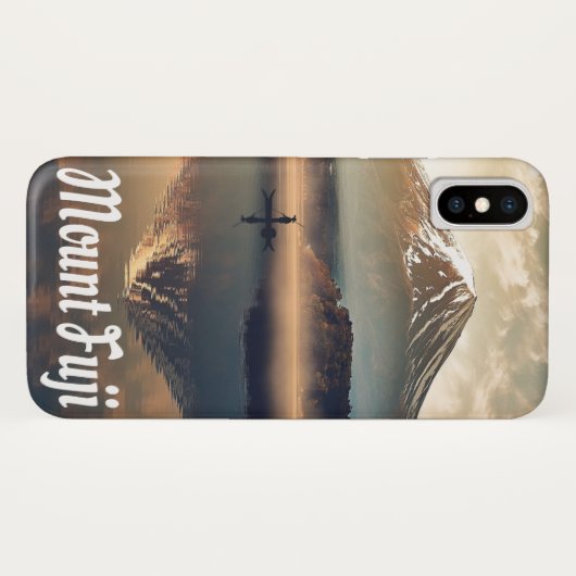 Mount Fuji Case-Mate iPhone Hülle (Rückseite (Horizontal))