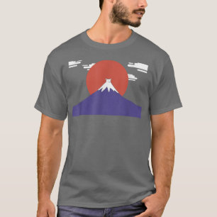 Mount Fuji Cat Vulkan Japan Vulkanologie T-Shirt