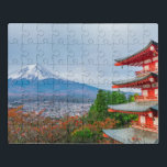 Mount Fuji Chureito Pagoda Japan Reise Landschaft Puzzle<br><div class="desc">Dieses großartige Szenejigsaw-Puzzle zeigt die Chureito-Pagoda gegenüber dem Fuji in Japan #japan #mountfuji #mtfuji #vulcano #pagoda #japanese #chureitopagoda #rural #country #landslandschaft #winter #travel #adventure #jigsaw #puzzle #jigsazzle #gizzle #gifts #giftle #gifts #stockingstuffs #games</div>