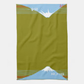 Mount Fuji Design Nippon1 キッチンタオル Geschirrtuch (Vertikal)