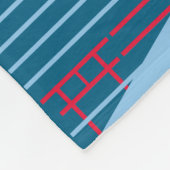 Mount Fuji Design Nippon1  Fleecedecke (Ecke)