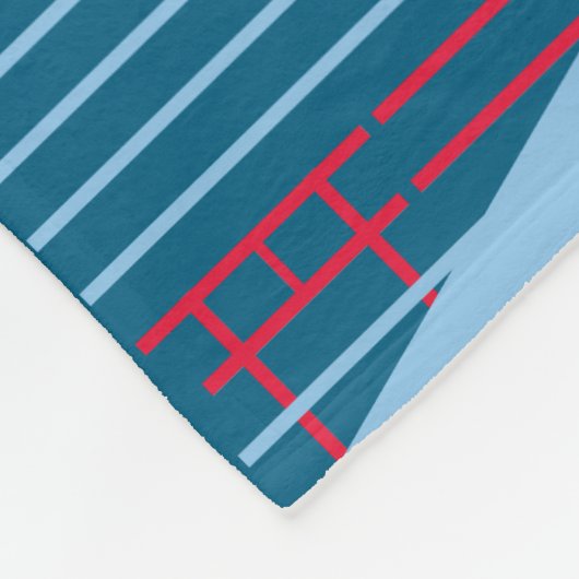 Mount Fuji Design Nippon1 Fleecedecke (Ecke)