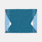 Mount Fuji Design Nippon1  Fleecedecke (Vorderseite (Horizontal))