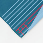 Mount Fuji Design Nippon1  Fleecedecke (Ecke)