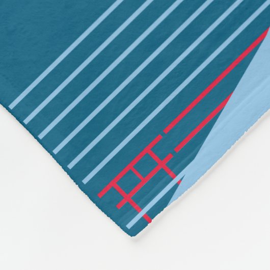Mount Fuji Design Nippon1  Fleecedecke (Ecke)