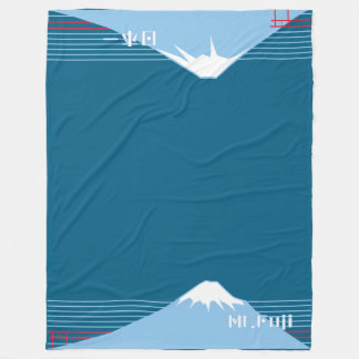 Mount Fuji Design Nippon1  Fleecedecke