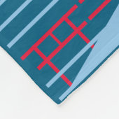 Mount Fuji Design Nippon1  Fleecedecke (Ecke)