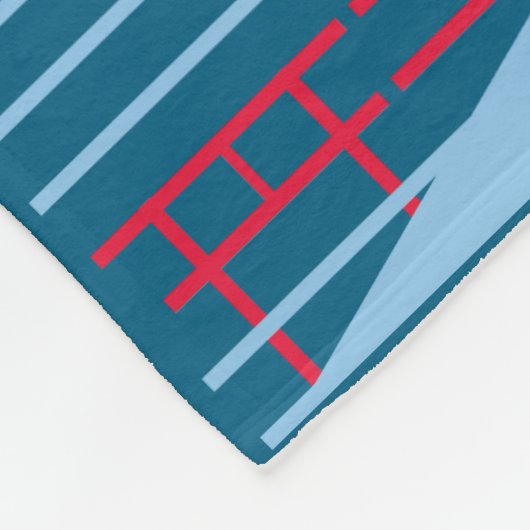 Mount Fuji Design Nippon1  Fleecedecke (Ecke)