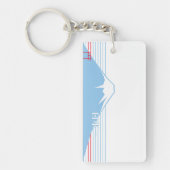 Mount Fuji Design Nippon1 Schlüsselanhänger (Vorderseite)