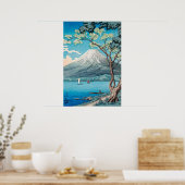 Mount Fuji from Lake Yamanaka  Poster (Küche)