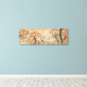 Mount Fuji hinter Kirschbäumen, Blume von Hokusai Leinwanddruck (Insitu (Holzboden))