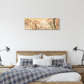Mount Fuji hinter Kirschbäumen, Blume von Hokusai Leinwanddruck (Insitu (Schlafzimmer))