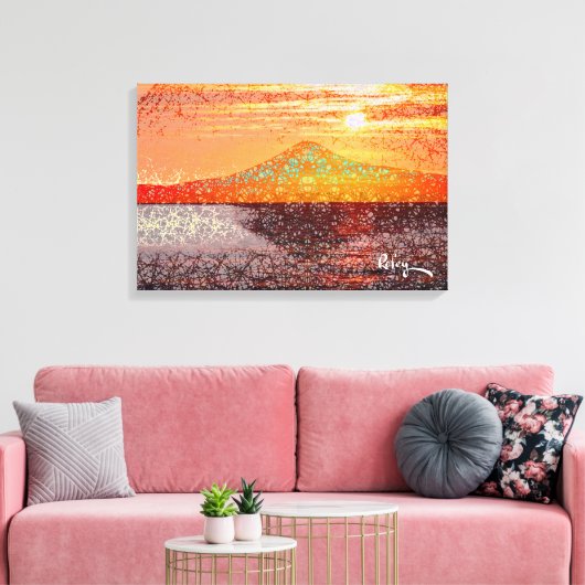 Mount Fuji III von Rofey Leinwanddruck (Insitu (Wohnzimmer))