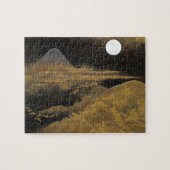 Mount Fuji im Mondlicht - hell: Puzzle (Horizontal)