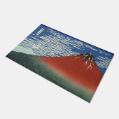 Mount Fuji in Clear Weather (Red Fuji) (Hokusai) Fußmatte (Schrägansicht)