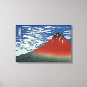 Mount Fuji in Clear Weather (Red Fuji) (Hokusai) Leinwanddruck