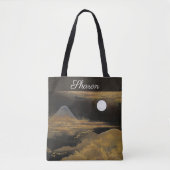Mount Fuji in Mondlicht - hell Tasche (Vorderseite)