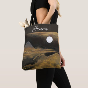 Mount Fuji in Mondlicht - hell Tasche