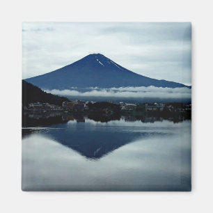 Mount Fuji Japan 2 Zoll Square Magnet