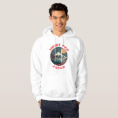 Mount Fuji Japan Distressed Circle Hoodie (Vorne ganz)