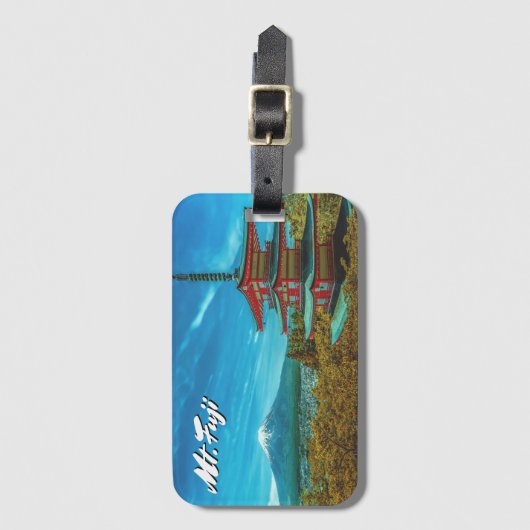 Mount Fuji, Japan Gepäckanhänger (Vorderseite Vertikal)