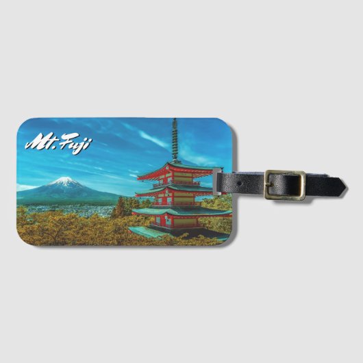 Mount Fuji, Japan Gepäckanhänger (Vorderseite (Horizontal))