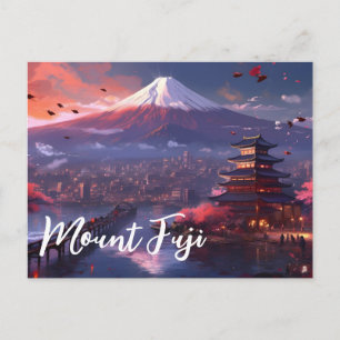 Mount Fuji Japan Postkarte