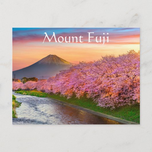 Mount Fuji Japan Postkarte (Vorderseite)