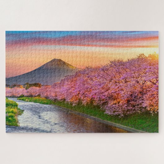 Mount Fuji Japan Puzzle (Horizontal)