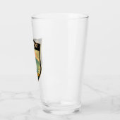 Mount Fuji Japan Reisen Kunst Vintag Glas (Links)