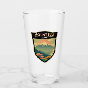 Mount Fuji Japan Reisen Kunst Vintag Glas