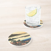 Mount Fuji Japan Sunset Getränkeuntersetzer (Seite)