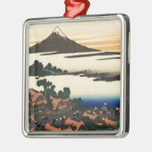 Mount Fuji Japan Sunset Ornament Aus Metall (Links)