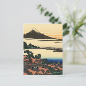 Mount Fuji Japan Sunset Postkarte (Stehend Vorderseite)