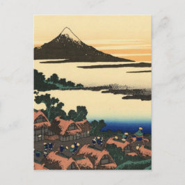 Mount Fuji Japan Sunset Postkarte