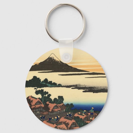 Mount Fuji Japan Sunset Schlüsselanhänger (Vorderseite)