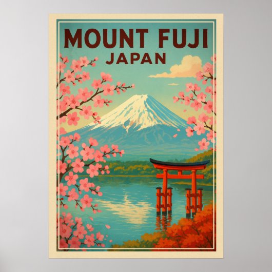 Mount Fuji Japan V01 Poster (Vorne)