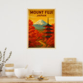 Mount Fuji Japan V02 Poster (Küche)