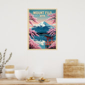 Mount Fuji Japan V03 Poster (Küche)