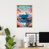 Mount Fuji Japan V03 Poster (Heimbüro)