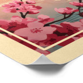 Mount Fuji Japan V05 Poster (Ecke)