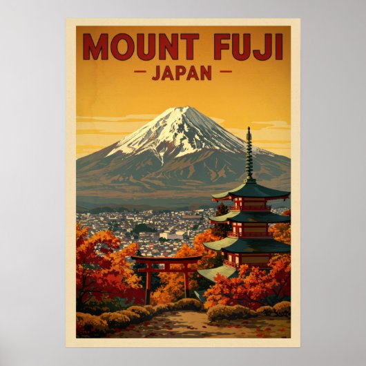 Mount Fuji Japan V06 Poster (Vorne)