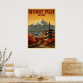 Mount Fuji Japan V06 Poster (Küche)