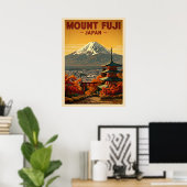 Mount Fuji Japan V06 Poster (Heimbüro)